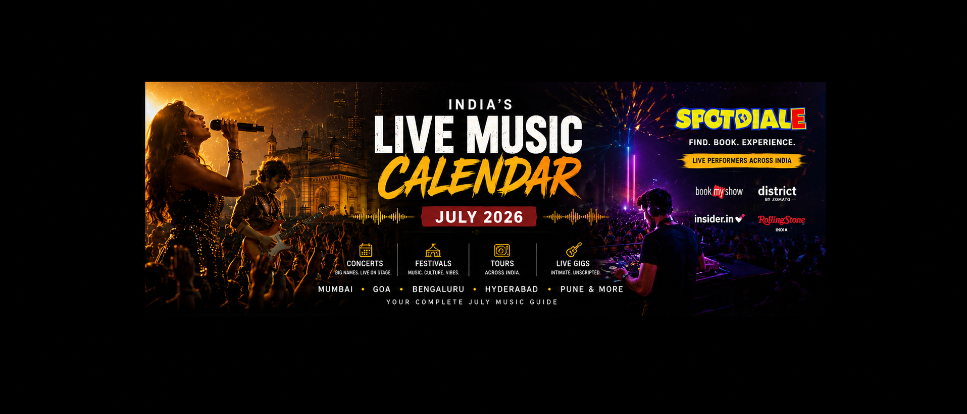 India's Live Music Calendar for July 2026 — Every Concert, Gig and Festival Worth Knowing About